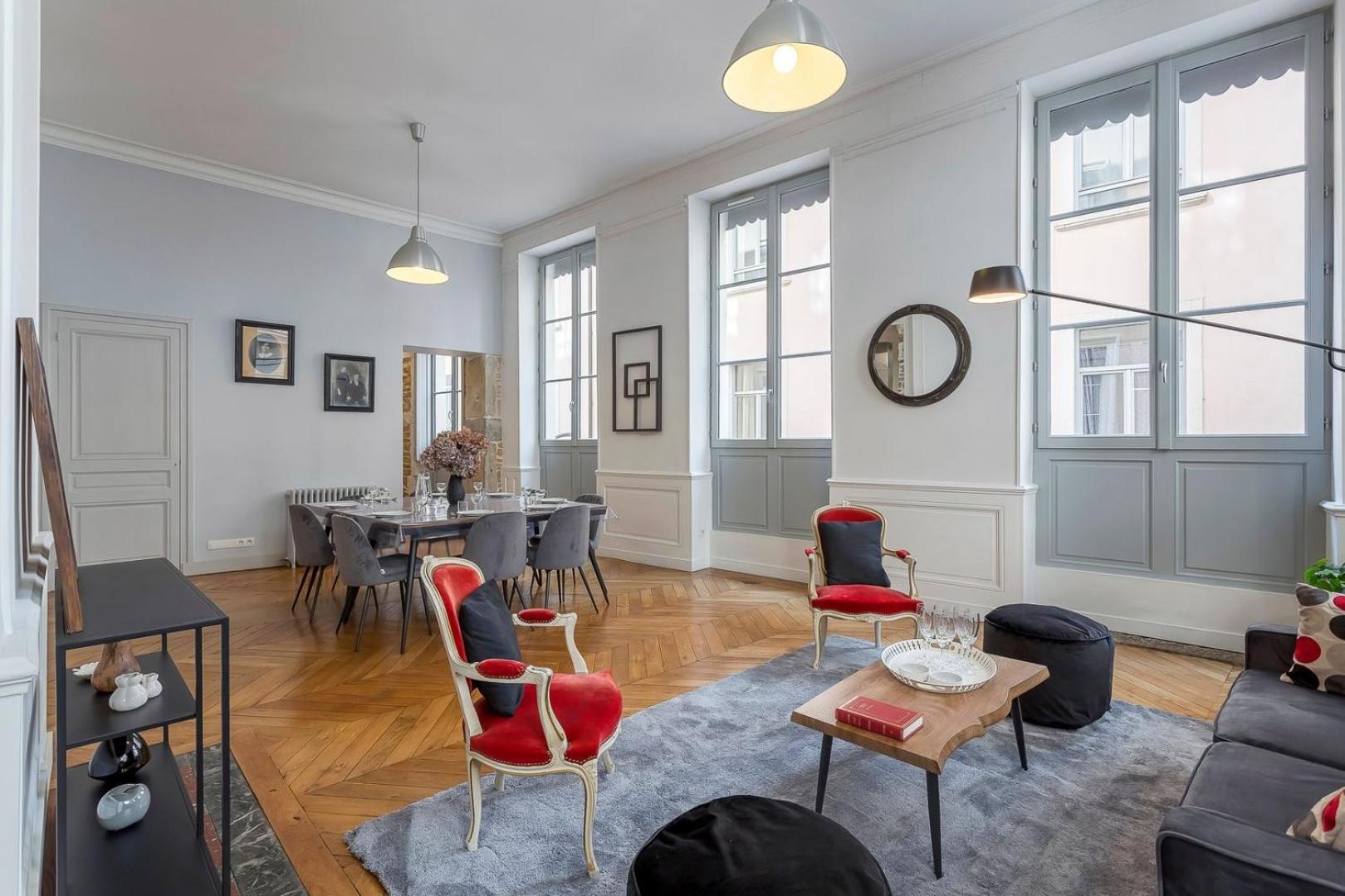 Charlie-Meublee Haut De Gamme-Duplex-260M2-Lyon 1 المظهر الخارجي الصورة